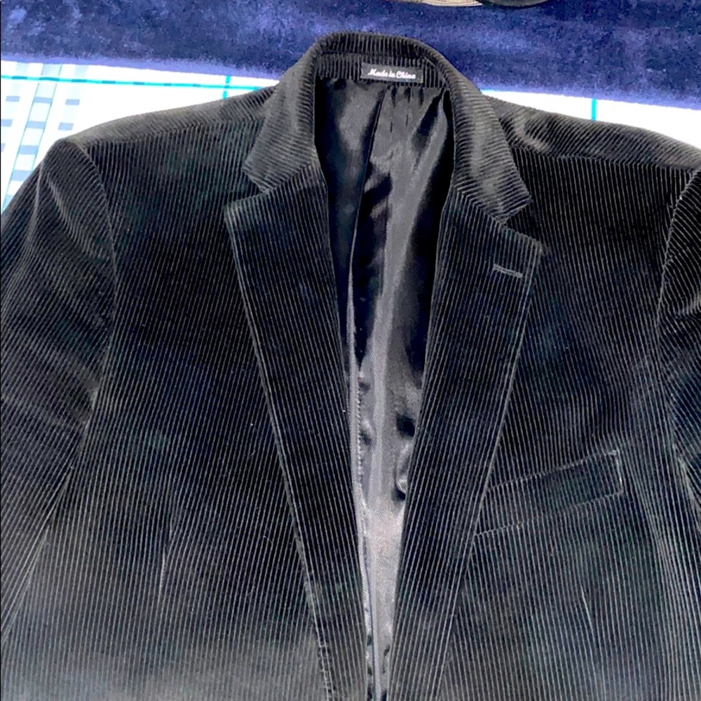 Blue Corduroy Blazer 43 Long